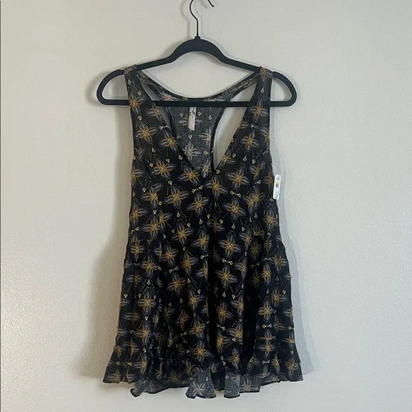 Intimately by Free People Smocked Side Tunic Blouse - Picture 3 of 6